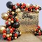 Red Black Gold Balloon Garland Arch Kit, 149Pcs Chrome Metallic Gold Marble Agate Black Balloons for Birthday Party Decorations Baby & Bridal Shower Wedding Graduation Party Supplies